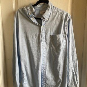 Sonoma Light Blue Long Sleeve Button Down L